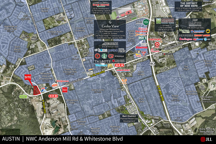 NWQ W. Whitestone Blvd blvd, Cedar Park, TX for lease - Building Photo - Image 2 of 3