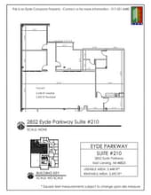 2852 Eyde Pky, East Lansing, MI for lease Floor Plan- Image 1 of 1