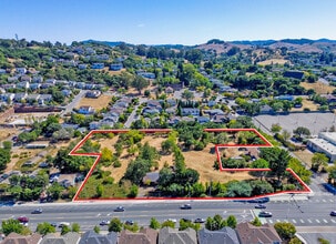 1280 Petaluma Blvd S, Petaluma, CA - AERIAL  map view
