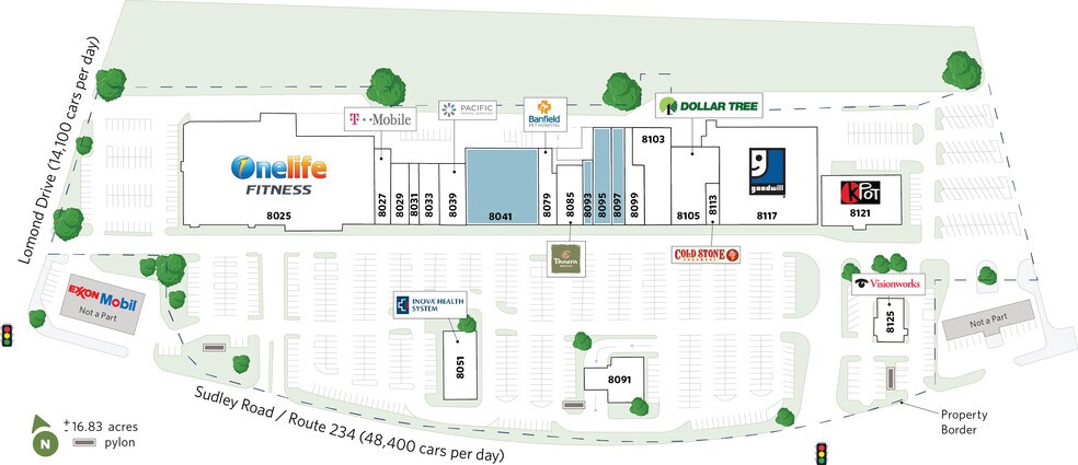 8025-8125 Sudley Rd, Manassas, VA for lease - Site Plan - Image 3 of 22
