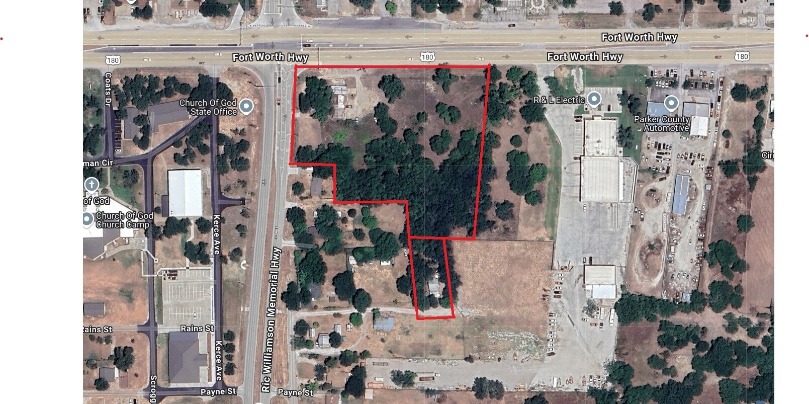 2302 Fort Worth Hwy, Weatherford, TX for sale Aerial- Image 1 of 1