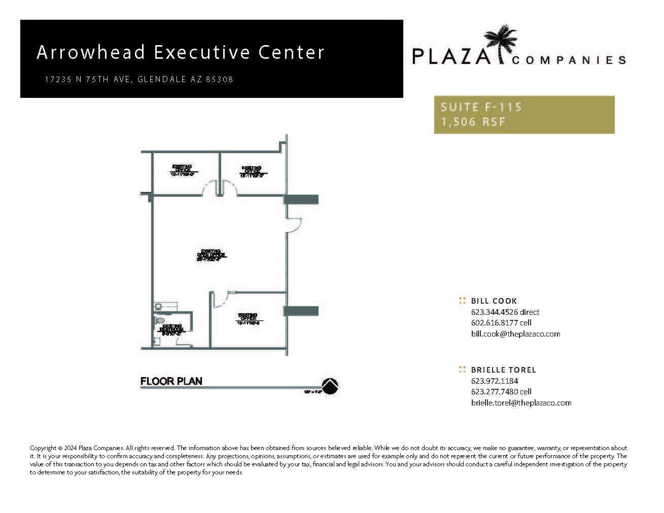 17235 N 75th Ave, Glendale, AZ for lease Floor Plan- Image 1 of 1