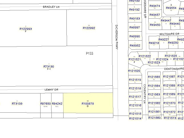 1411 Lemay Dr, Carrollton, TX for lease - Plat Map - Image 3 of 9