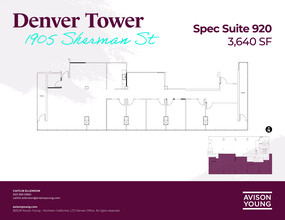 1905 Sherman St, Denver, CO for lease Floor Plan- Image 1 of 6