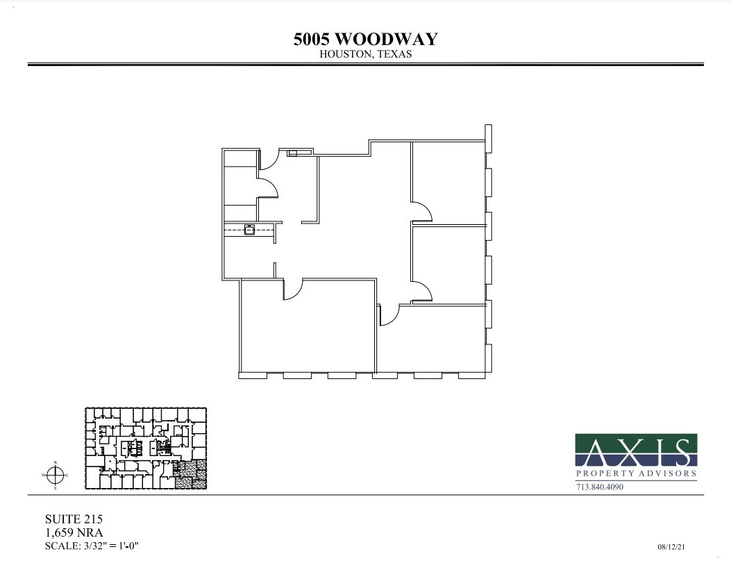 5005 Woodway Dr, Houston, TX for lease Floor Plan- Image 1 of 1