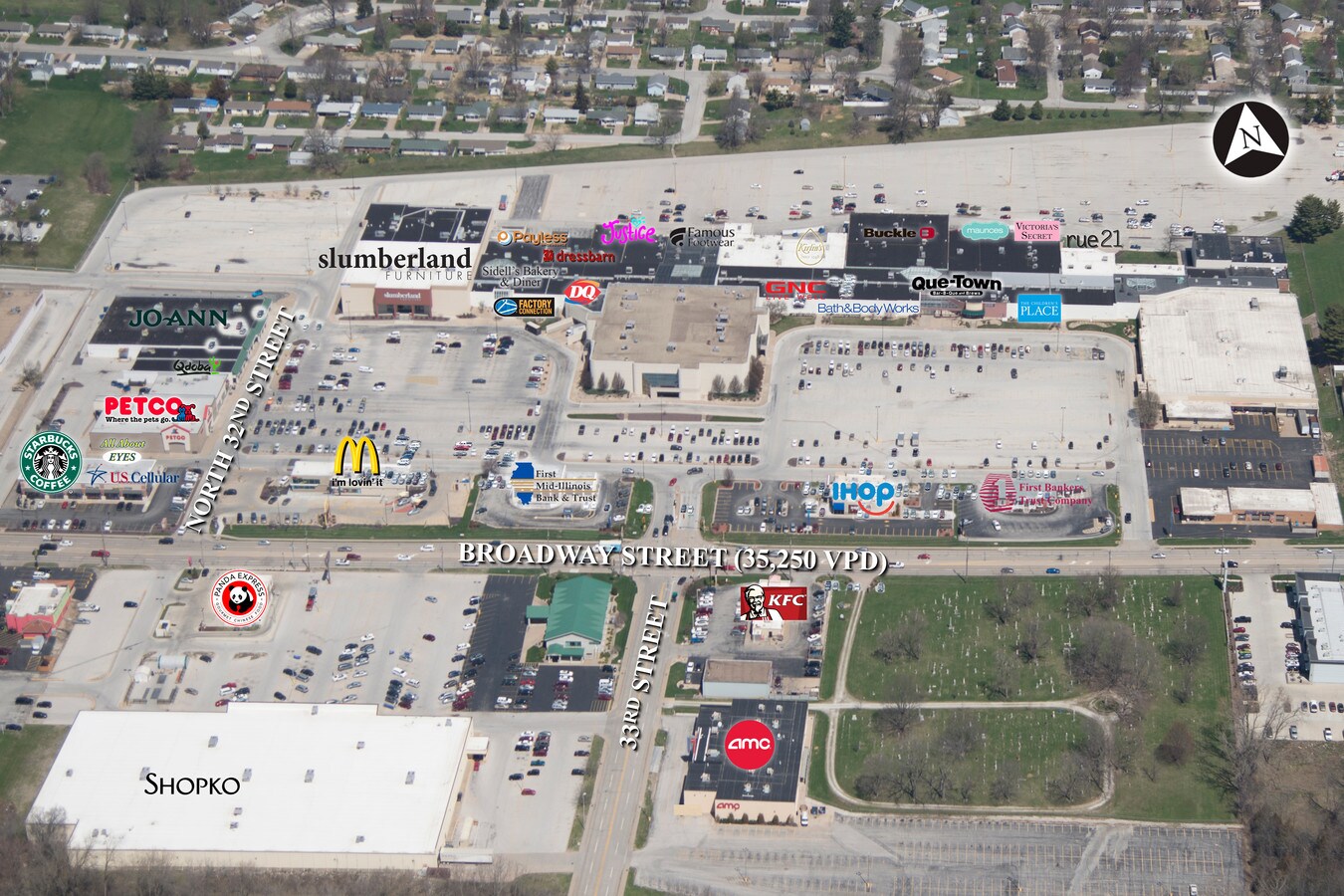 3347 Quincy Mall, Quincy, IL, 62301 Retail Space For