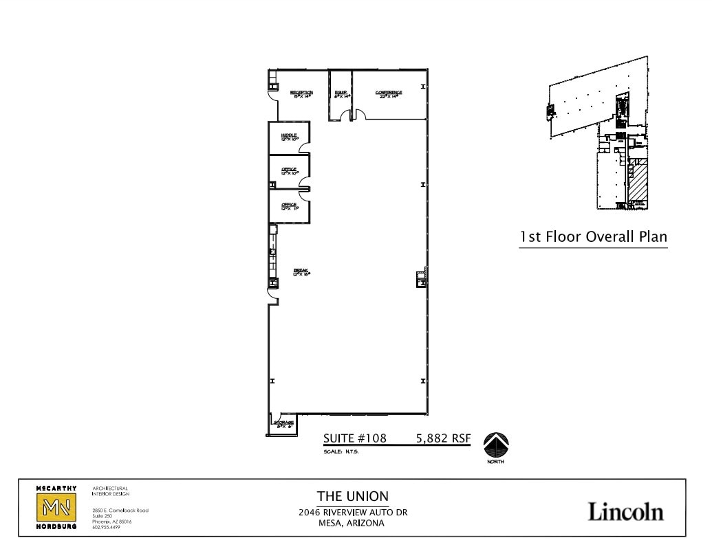 2046 Riverview Auto Dr, Mesa, AZ for lease Floor Plan- Image 1 of 3