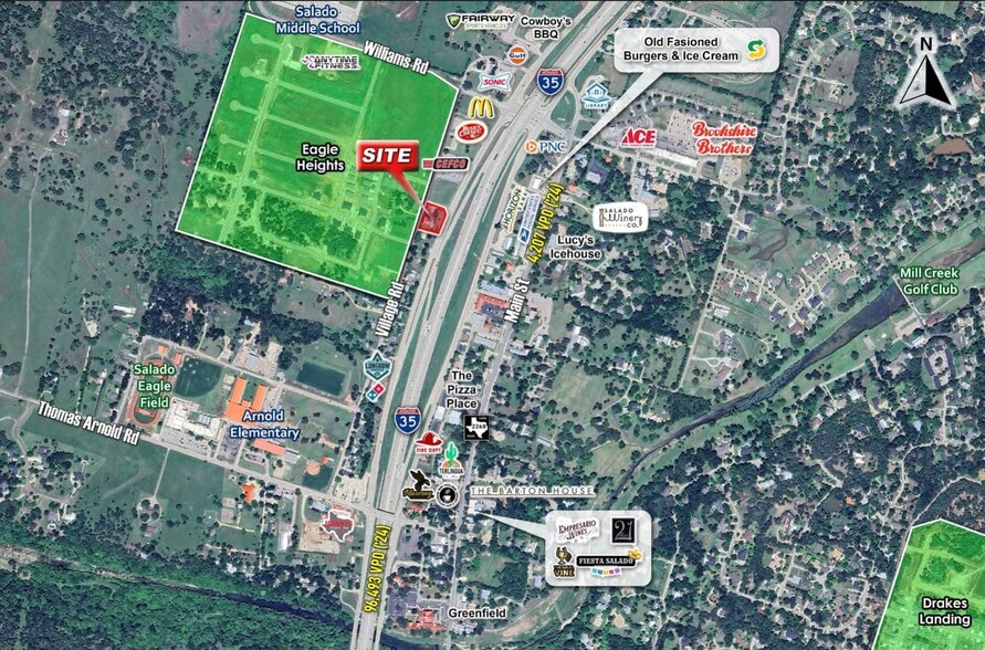 701 W Village Rd, Salado, TX for sale - Aerial - Image 3 of 3