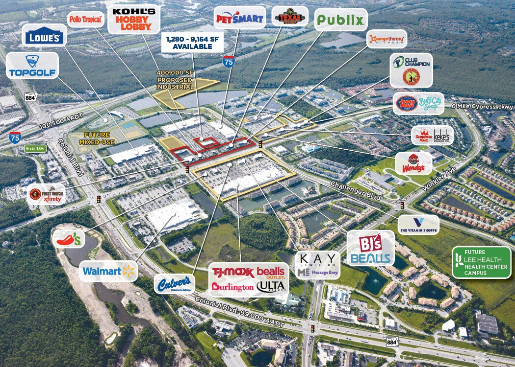 9375 Six Mile Cypress Pky, Fort Myers, FL 33912 Colonial Square