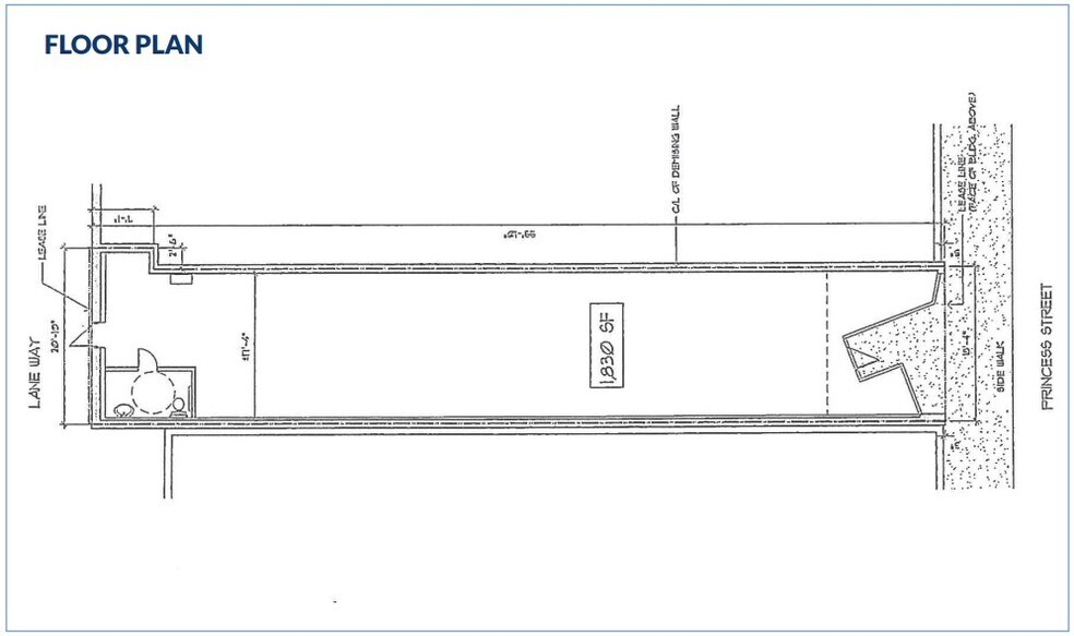 229-235 Princess St, Kingston, ON for lease - Floor Plan - Image 2 of 2
