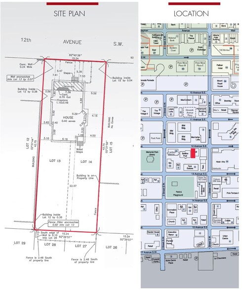 213 12th Ave SW, Calgary, AB for sale - Site Plan - Image 3 of 3