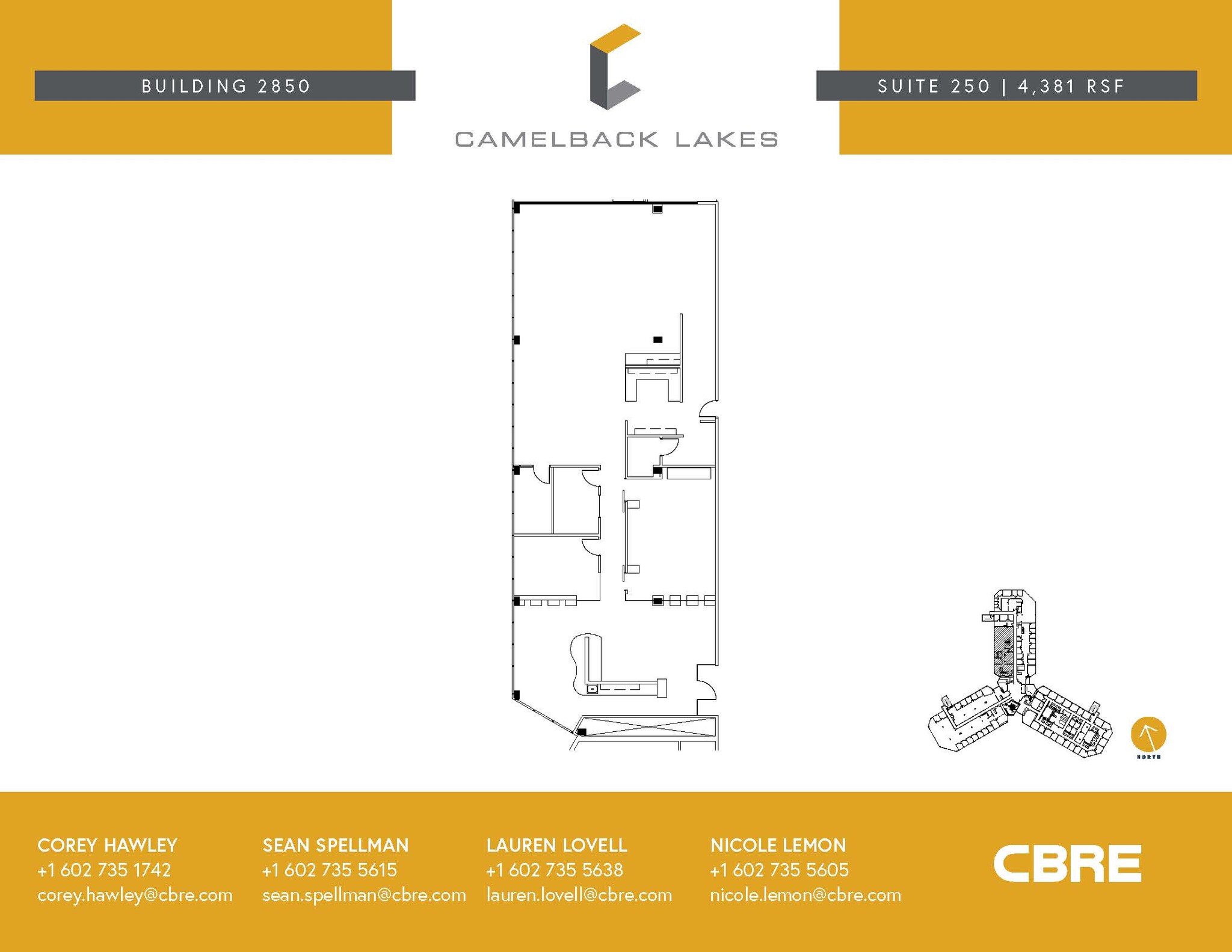 2850 E Camelback Rd, Phoenix, AZ for lease Floor Plan- Image 1 of 1