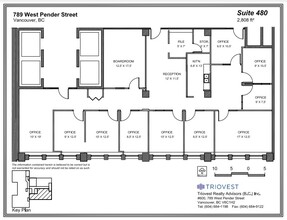 789 W Pender St, Vancouver, BC for lease Floor Plan- Image 1 of 1