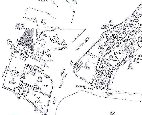 1803 Tribute Rd, Sacramento, CA for lease - Plat Map - Image 2 of 5