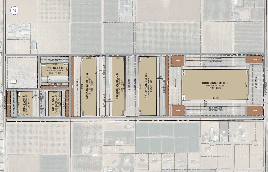 S SWC Avenue 5E & 40th St, Yuma, AZ for sale - Site Plan - Image 2 of 3