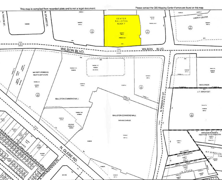 4121 Wilson Blvd, Arlington, VA for lease - Plat Map - Image 2 of 7