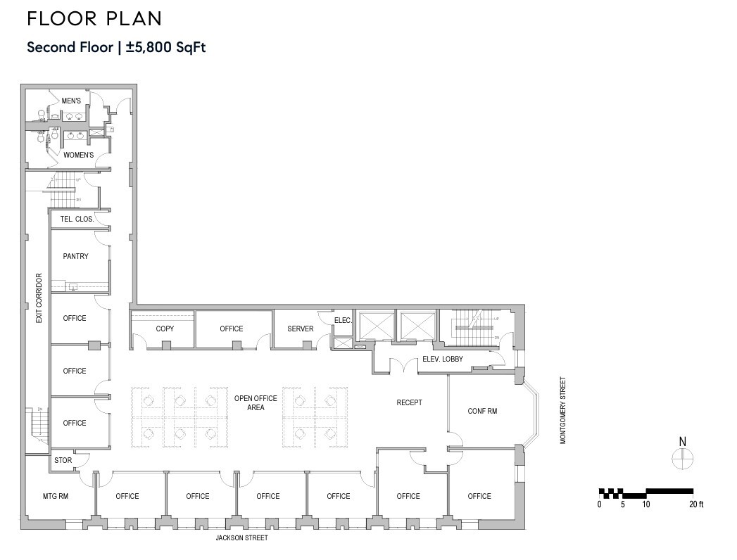 801 Montgomery St, San Francisco, CA for lease Floor Plan- Image 1 of 1