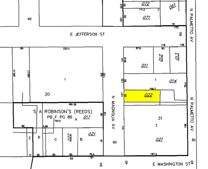 127 N Magnolia Ave, Orlando, FL for lease - Plat Map - Image 2 of 25