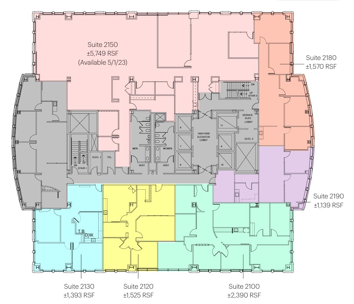 980 9th St, Sacramento, CA for lease Floor Plan- Image 1 of 1