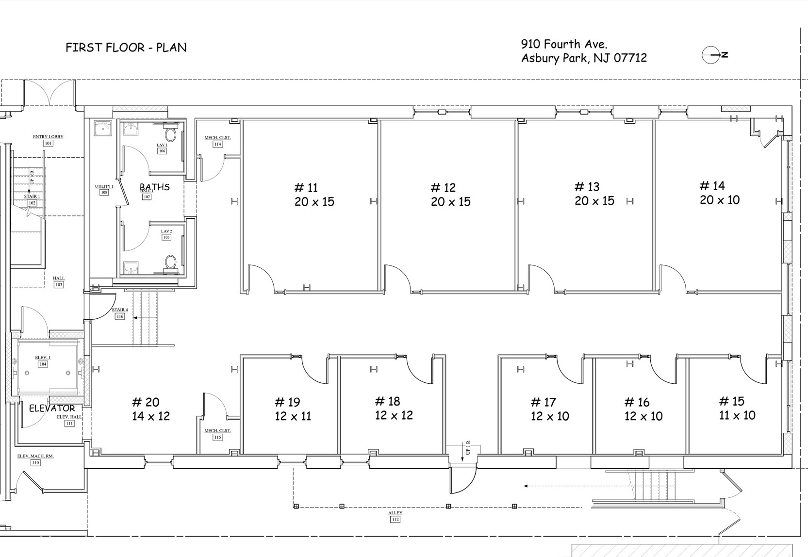 910 4th Ave, Asbury Park, NJ for sale Floor Plan- Image 1 of 3