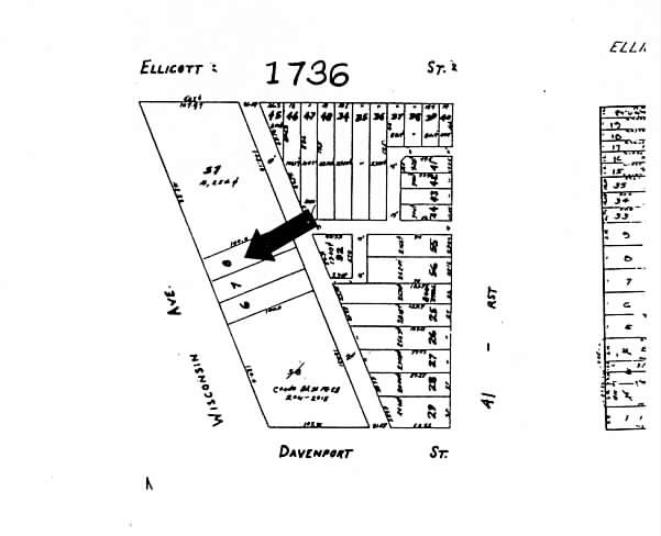 4837-4839 Wisconsin Ave NW, Washington, DC for lease - Plat Map - Image 2 of 5