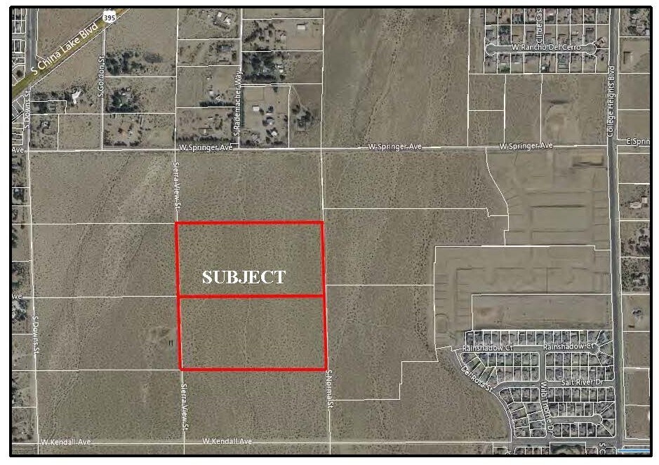 S Norma St, Ridgecrest, CA for sale Aerial- Image 1 of 3