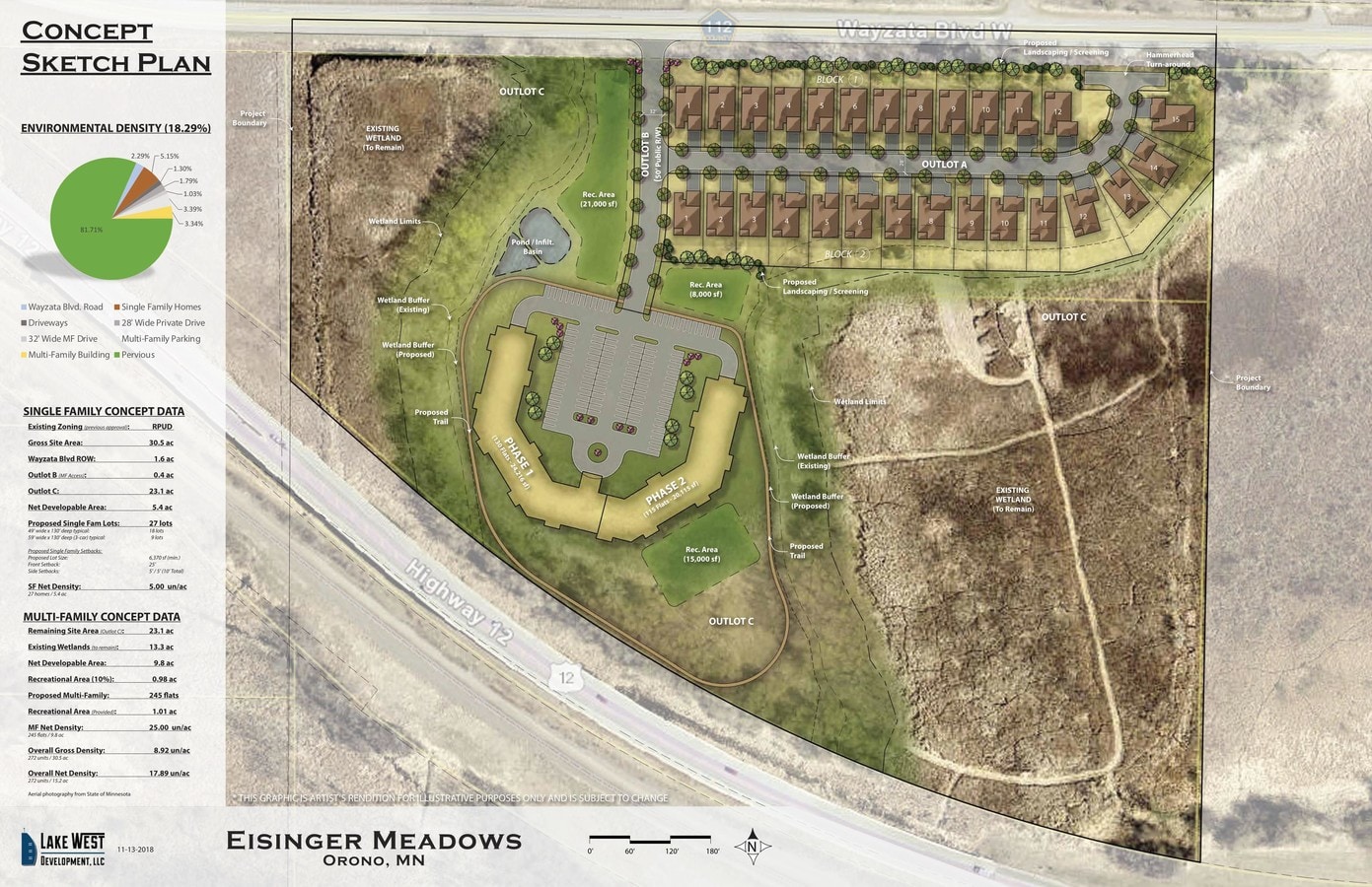 Orono Mn Zoning Map 3245 W Wayzata Blvd, Orono, Mn 55356 - Eisinger Meadows | Loopnet