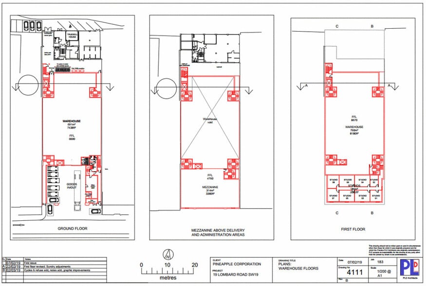 19 Lombard Rd, London for lease - Floor Plan - Image 2 of 3