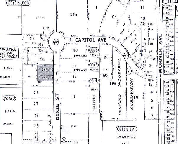 12221 Dixie, Redford, MI for sale - Plat Map - Image 3 of 3