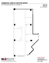 2101 W Commercial Blvd, Fort Lauderdale, FL for lease Floor Plan- Image 1 of 3