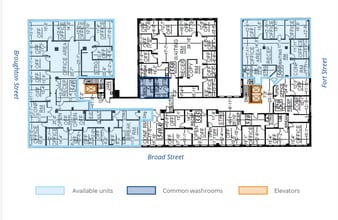 645 Fort St, Victoria, BC for lease Floor Plan- Image 1 of 1