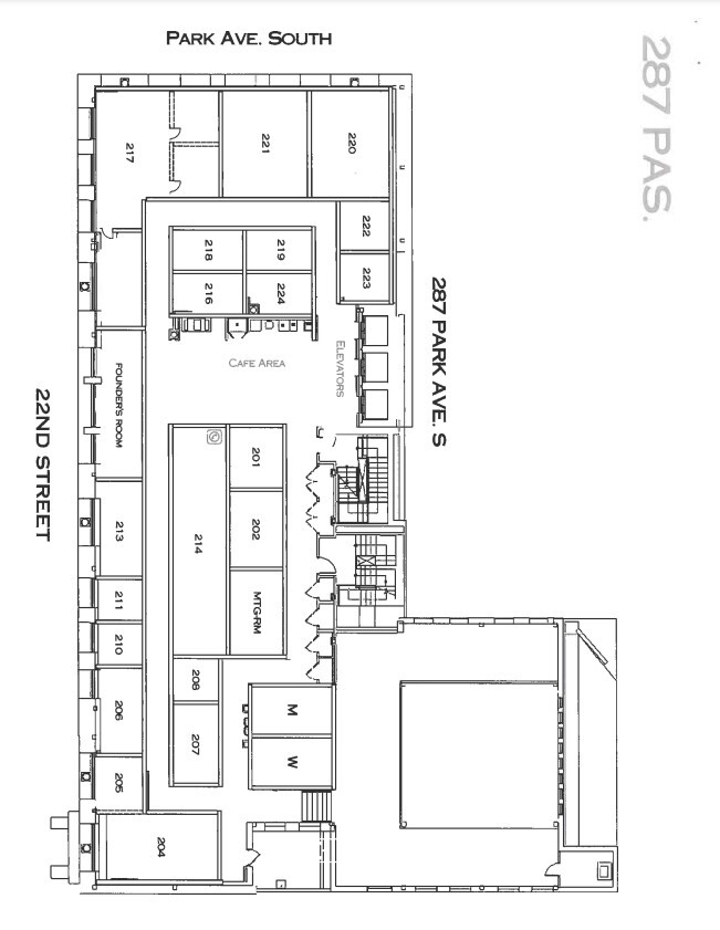 287 Park Ave S, New York, NY for lease Floor Plan- Image 1 of 1