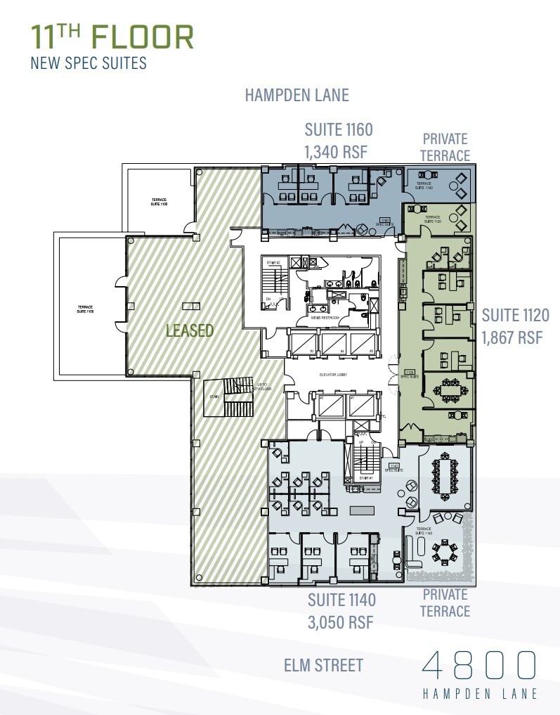 4800 Hampden Ln, Bethesda, MD for lease Floor Plan- Image 1 of 1