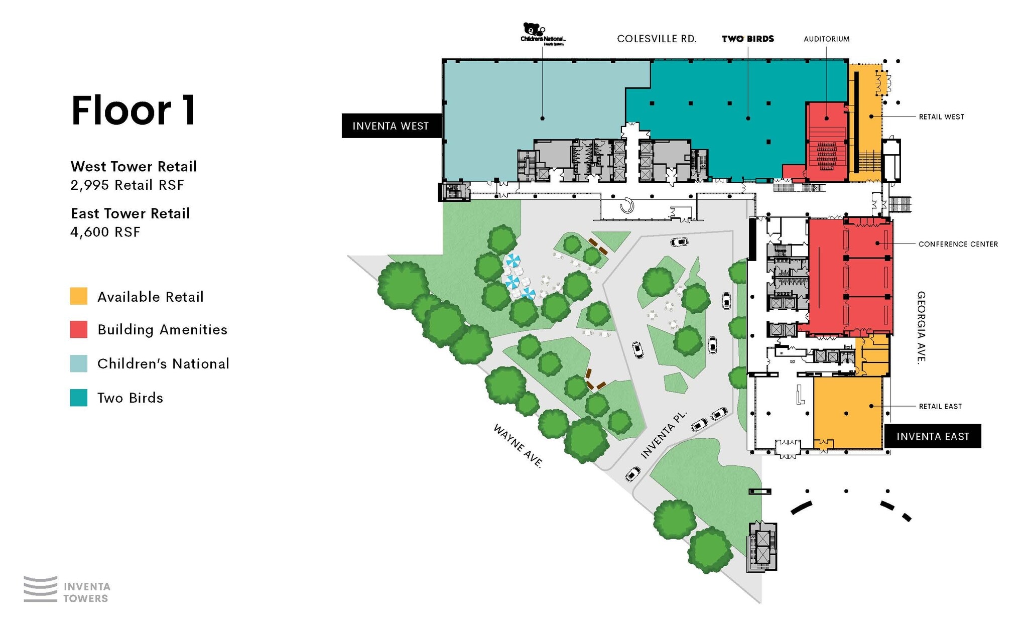 1 Inventa Pl, Silver Spring, MD for lease Floor Plan- Image 1 of 2