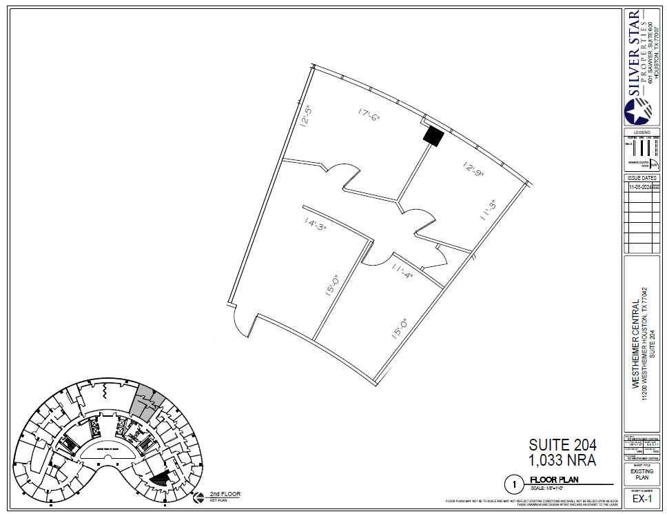 11200 Westheimer Rd, Houston, TX for sale Floor Plan- Image 1 of 1