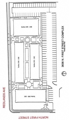 3636 N 1st St, Fresno, CA for lease - Site Plan - Image 2 of 3