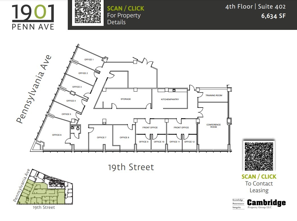 1901 Pennsylvania Ave NW, Washington, DC for lease Floor Plan- Image 1 of 1