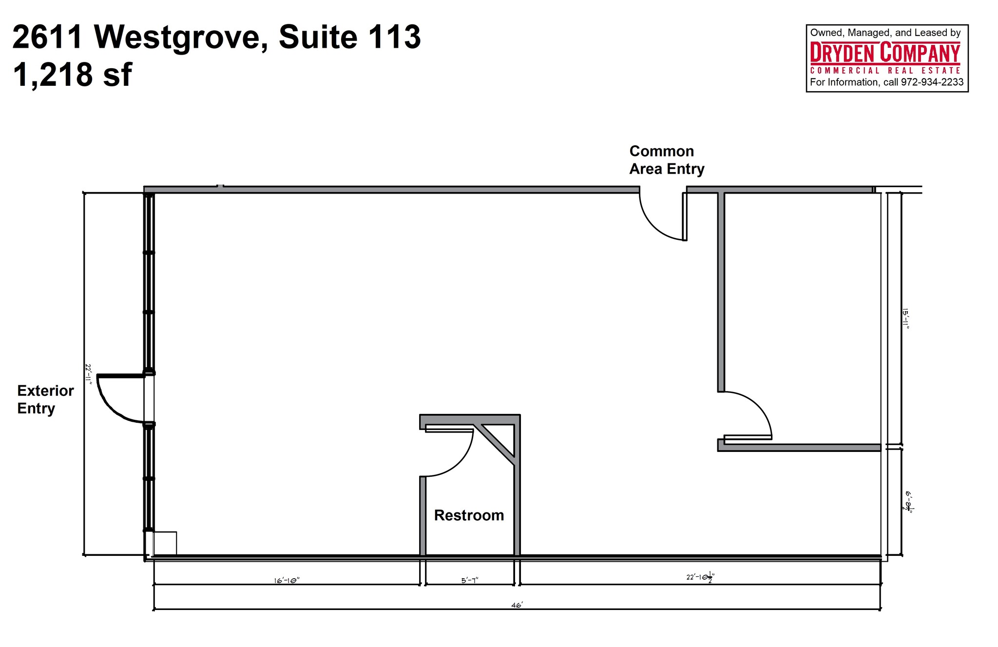 2611 Westgrove Dr, Carrollton, TX for lease Floor Plan- Image 1 of 1