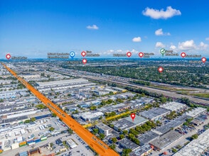 7100-7114 NW 50th St, Miami, FL - AERIAL  map view