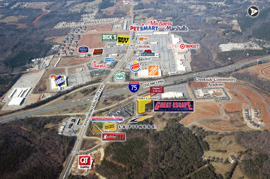 Jonesboro Rd, Mcdonough, GA for sale - Aerial - Image 1 of 1