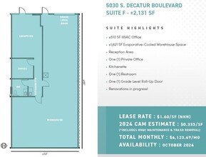 5030 S Decatur Blvd, Las Vegas, NV for lease Floor Plan- Image 1 of 1