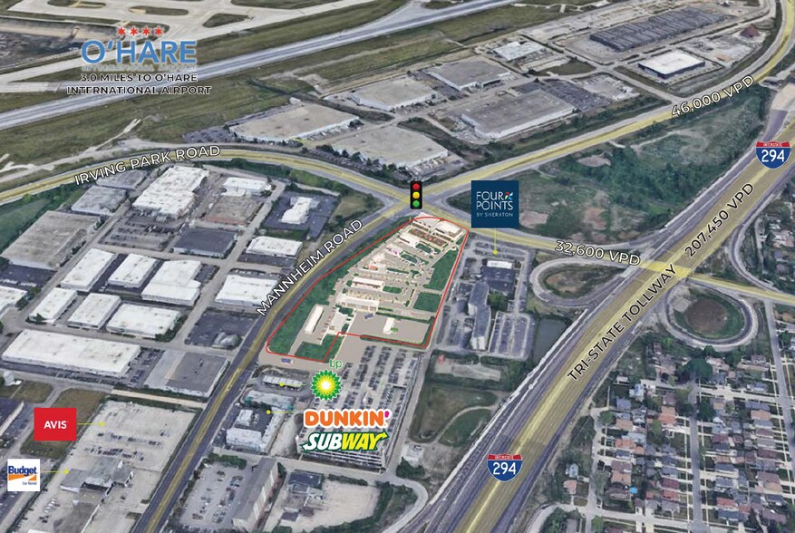 4501 Mannheim rd, Schiller Park, IL for lease - Primary Photo - Image 1 of 2