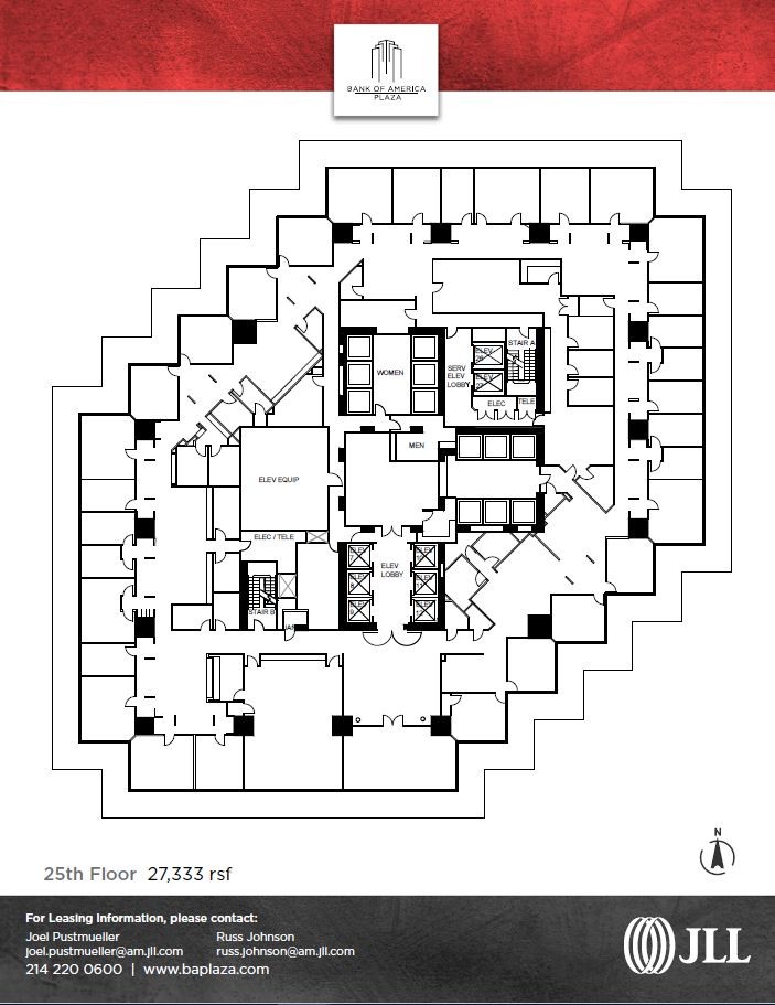 901 Main St, Dallas, TX for lease Floor Plan- Image 1 of 1