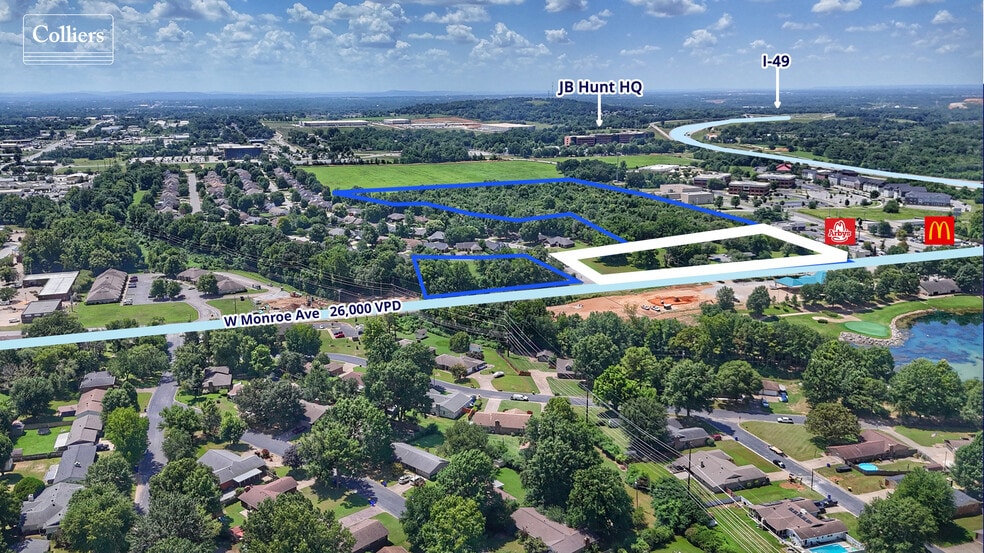 319 W Monroe Ave, Lowell, AR for sale - Building Photo - Image 2 of 4