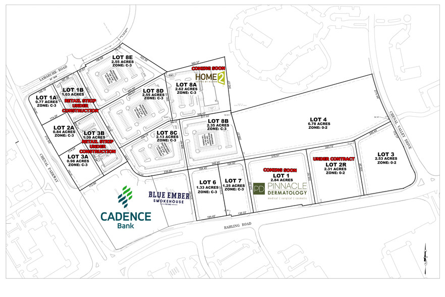 18120 Chenal Pky, Little Rock, AR for lease - Site Plan - Image 3 of 5