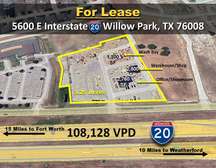 5600 Interstate 20 Service S rd, Willow Park, TX for lease - Aerial - Image 1 of 6