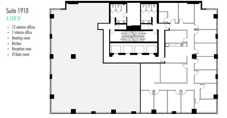 736 6th Ave SW, Calgary, AB for lease Floor Plan- Image 1 of 1