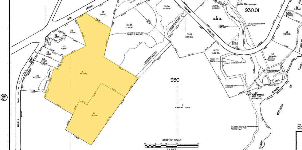 1345 Campus Pky, Wall Township, NJ for lease - Plat Map - Image 2 of 2