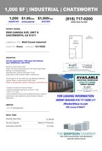 9907-9909 Canoga Ave, Chatsworth, CA for lease Interior Photo- Image 1 of 2