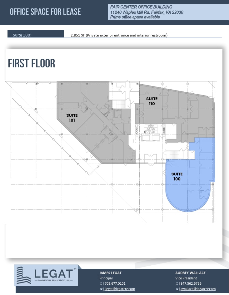 11240 Waples Mill Rd, Fairfax, VA for lease Floor Plan- Image 1 of 1